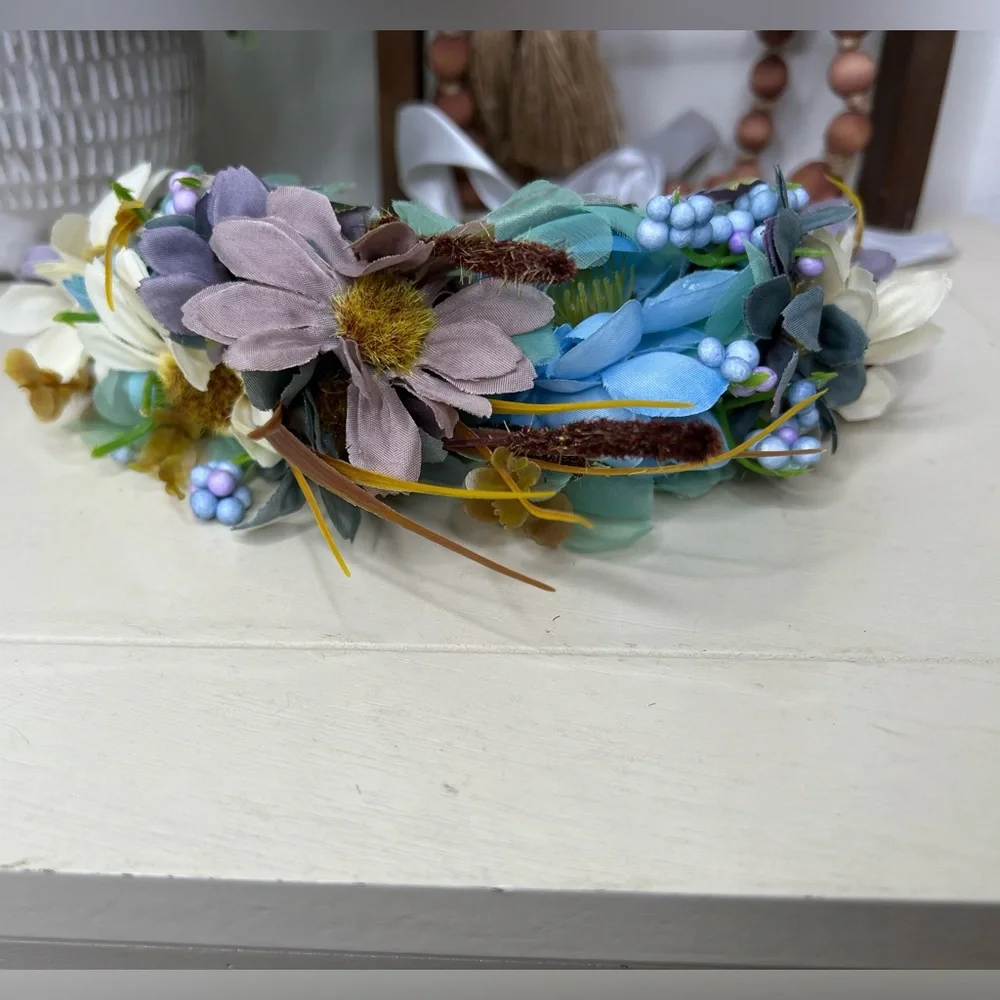 Brand new-Wedding-Bride Boho Headband with Groom boutonniere